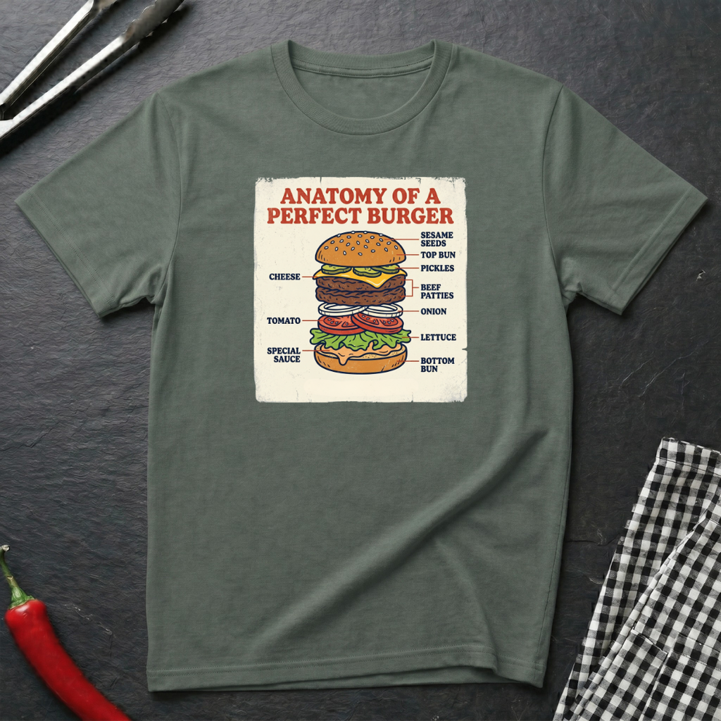 Burger Anatomy T-Shirt