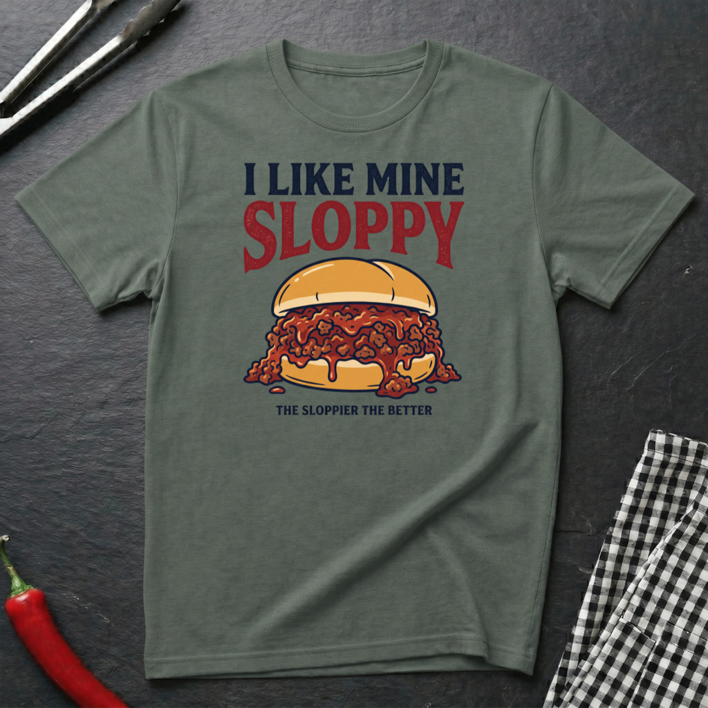 I Like Mine Sloppy T-Shirt