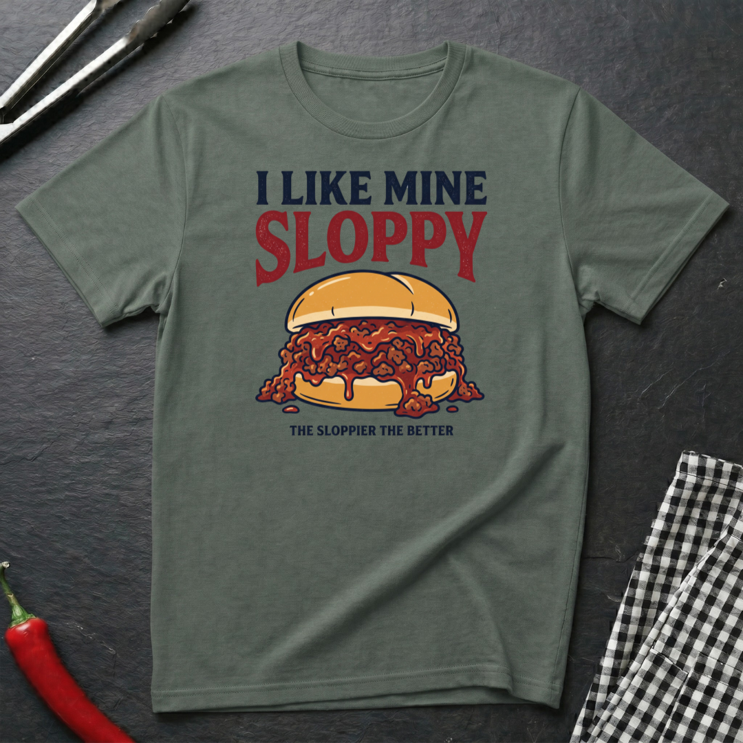 I Like Mine Sloppy T-Shirt