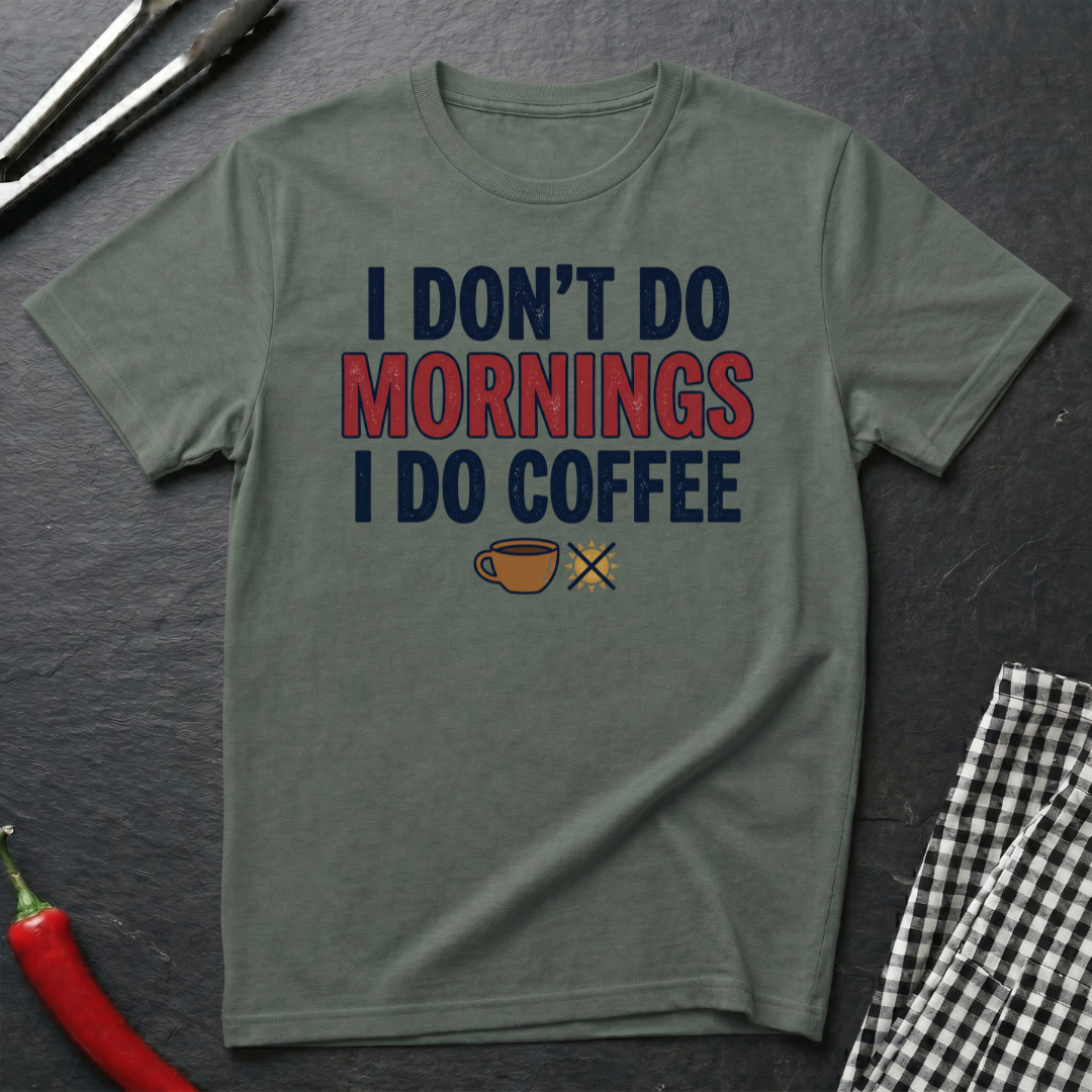 I Don't Do Mornings T-Shirt