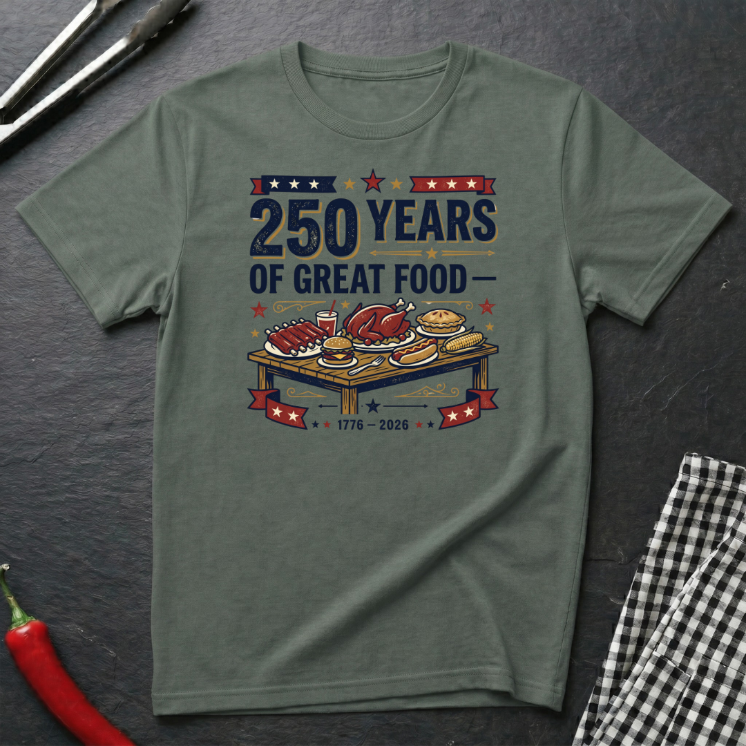 250 Years Of Food T-Shirt