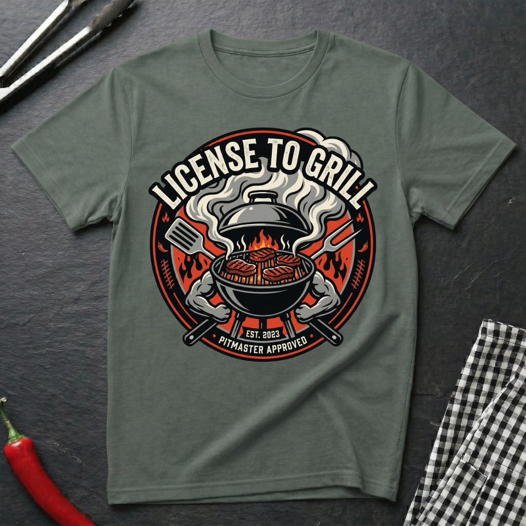 License To Grill T-Shirt