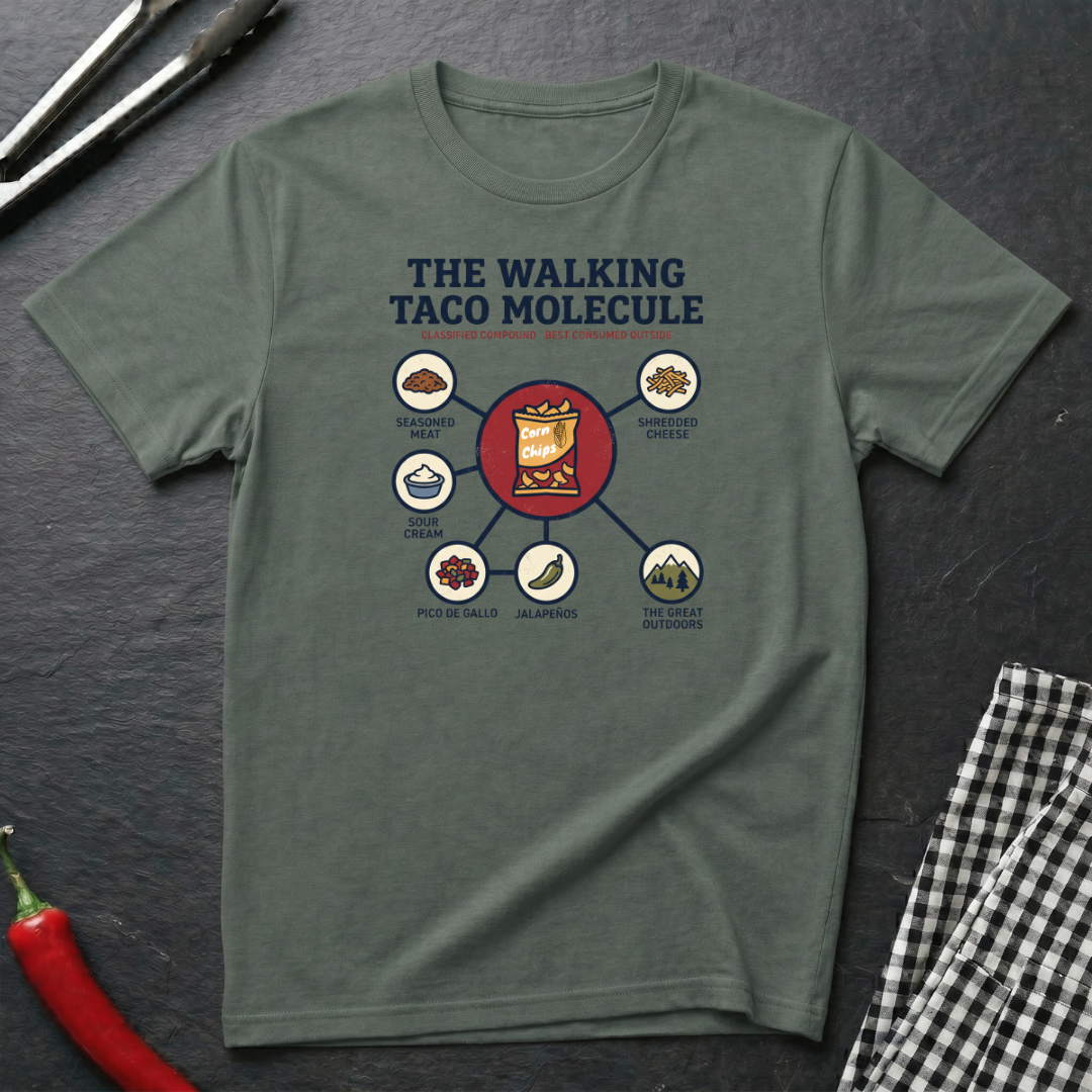 Walking Taco Molecule T-Shirt