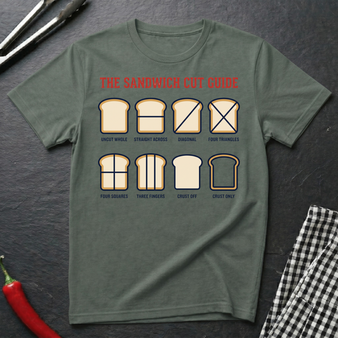 Sandwich Cut Guide T-Shirt