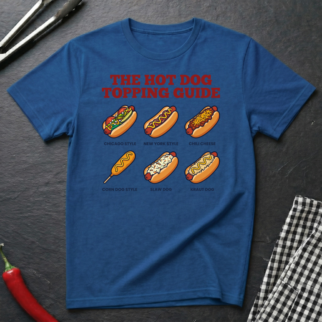 Hot Dog Topping Guide T-Shirt