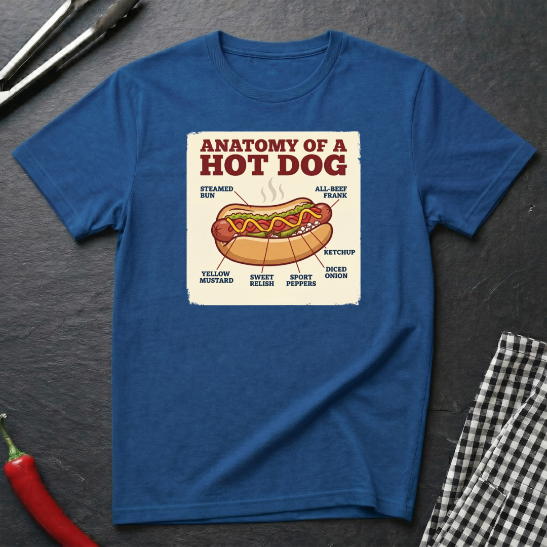 Hot Dog Anatomy T-Shirt