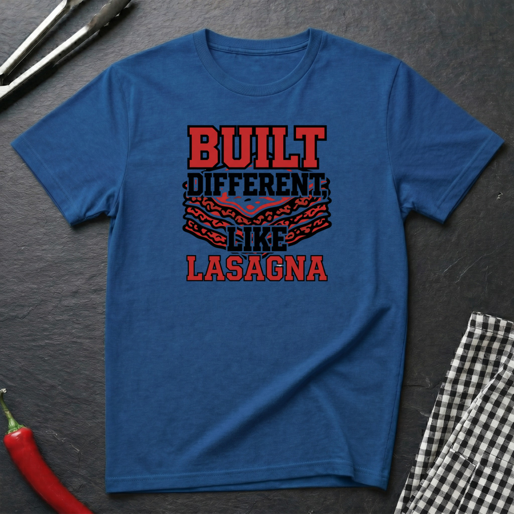 Built Different Like Lasagna T-Shirt