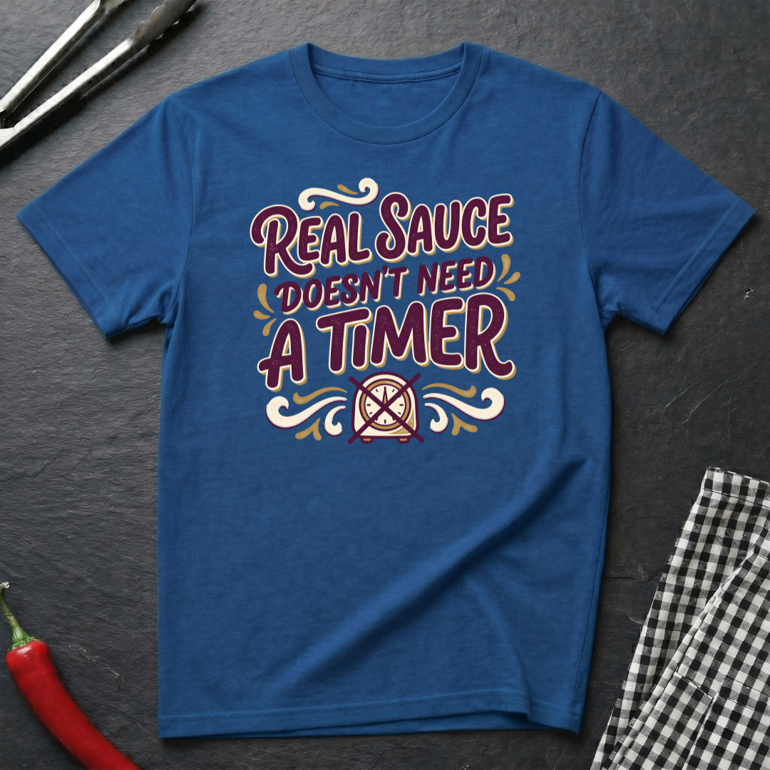 Sauce Doesn't Need A Timer T-Shirt