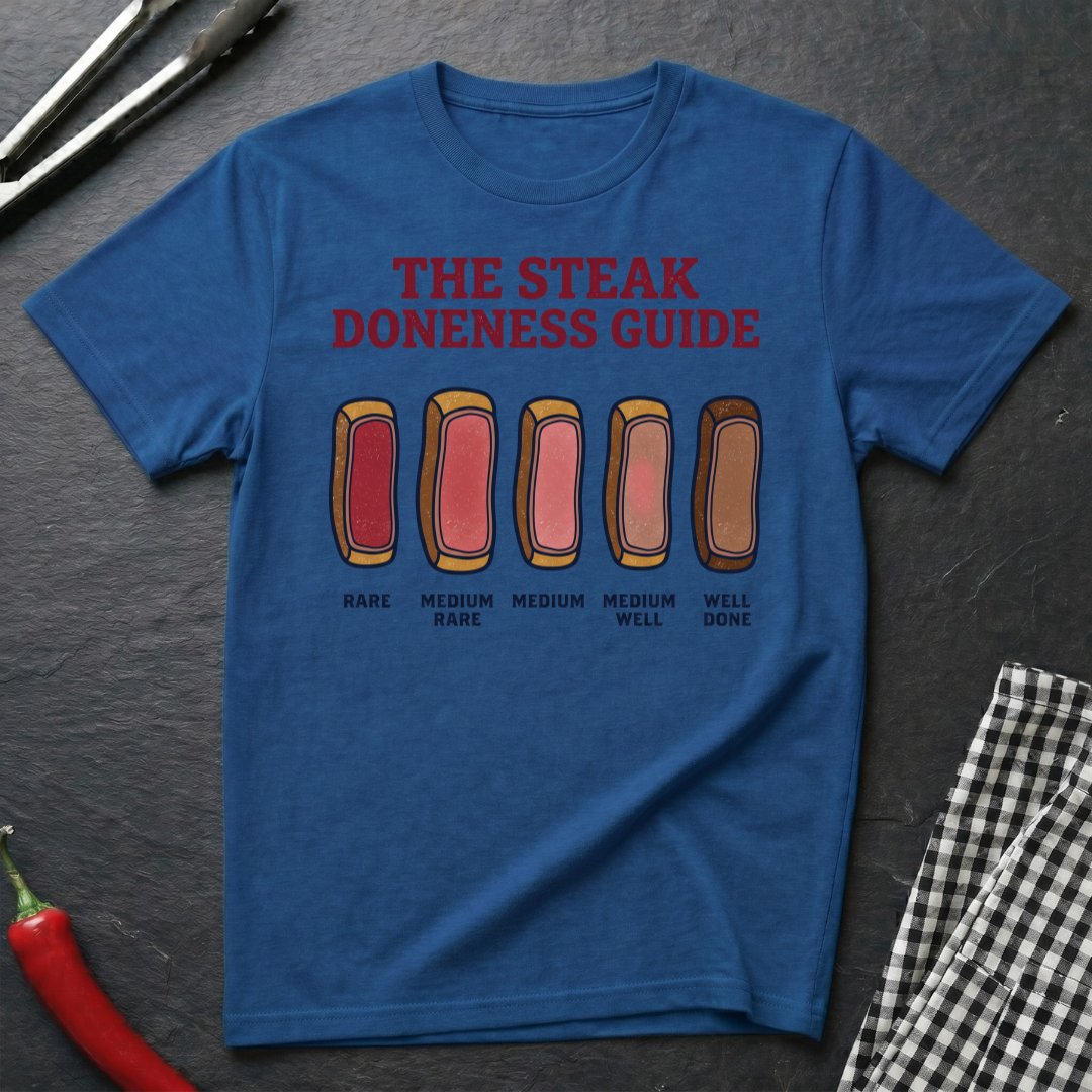 Steak Doneness Guide T-Shirt