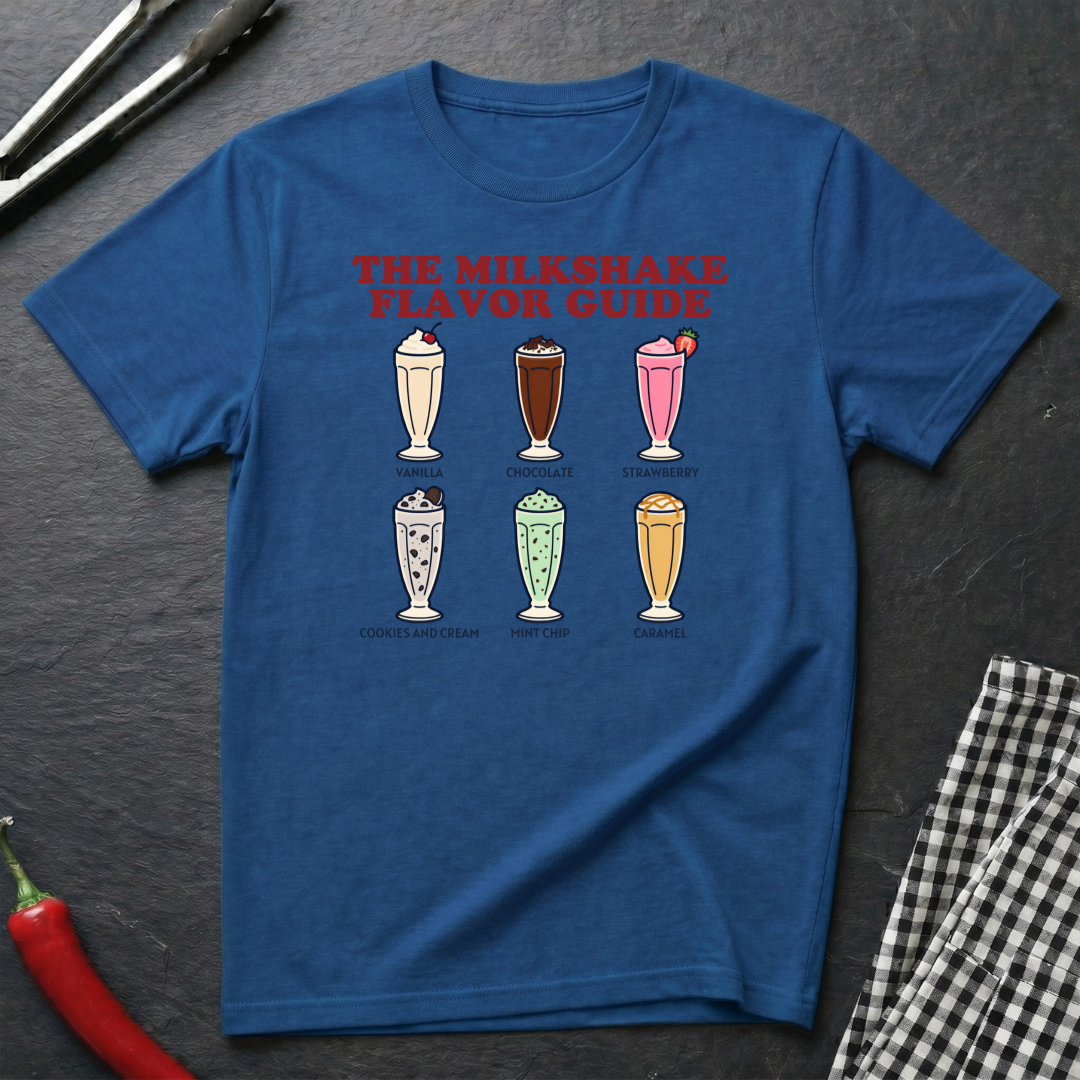 Milkshake Flavor Guide T-Shirt