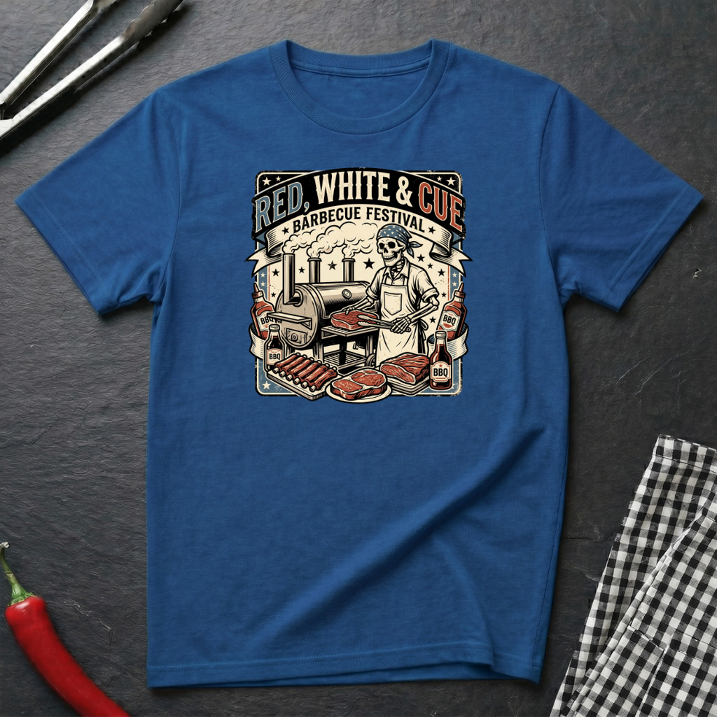 Red, White, & Cue T-Shirt