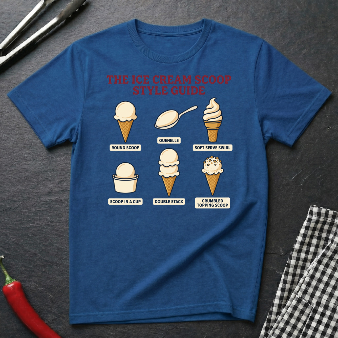 Ice Cream Scoop Guide T-Shirt