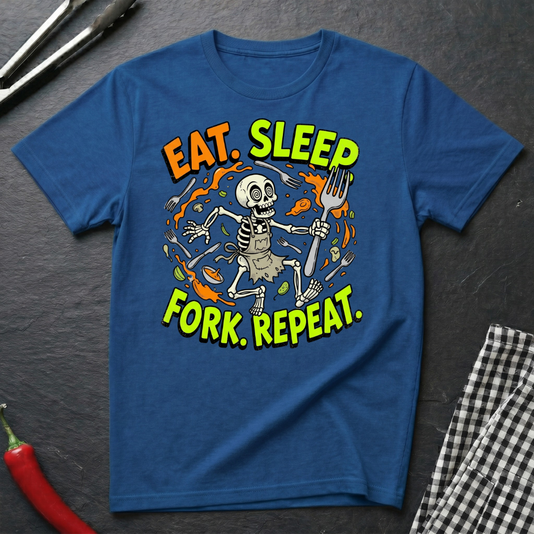 Eat.Sleep.Fork.Repeat. T-Shirt