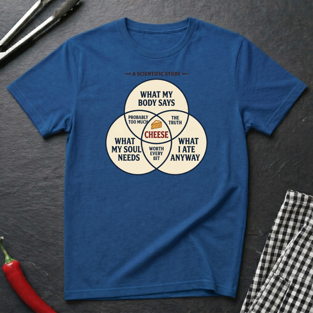 Cheese Need Diagram T-Shirt