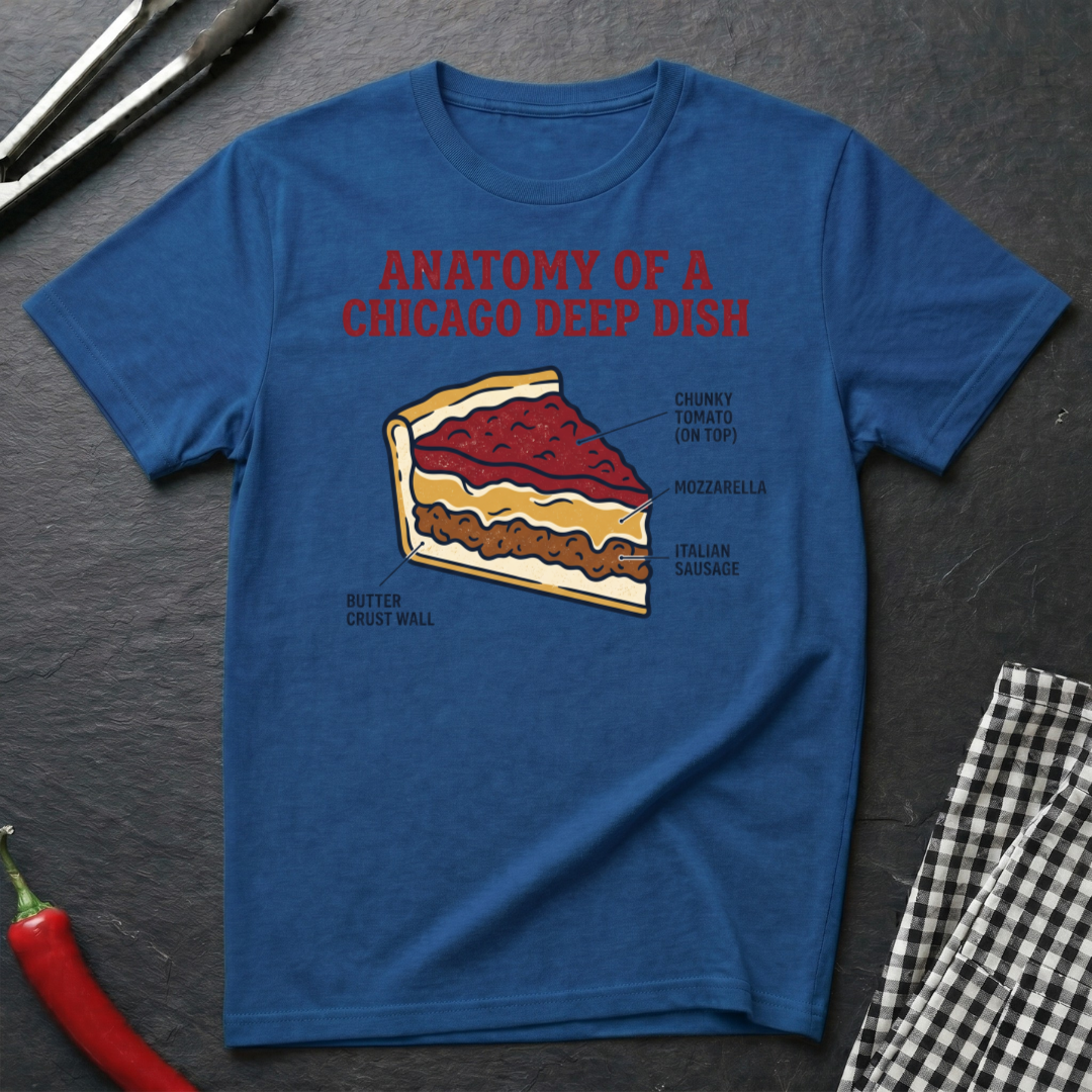 Chicago Deep Dish Anatomy T-Shirt