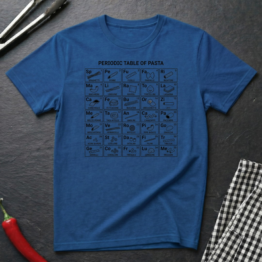 Periodic Table Of Pasta T-Shirt