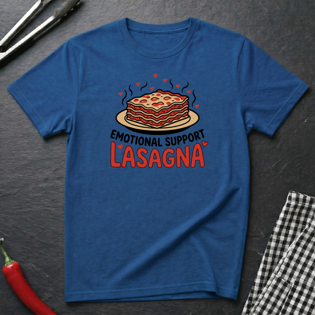 Emotional Support Lasagna T-Shirt