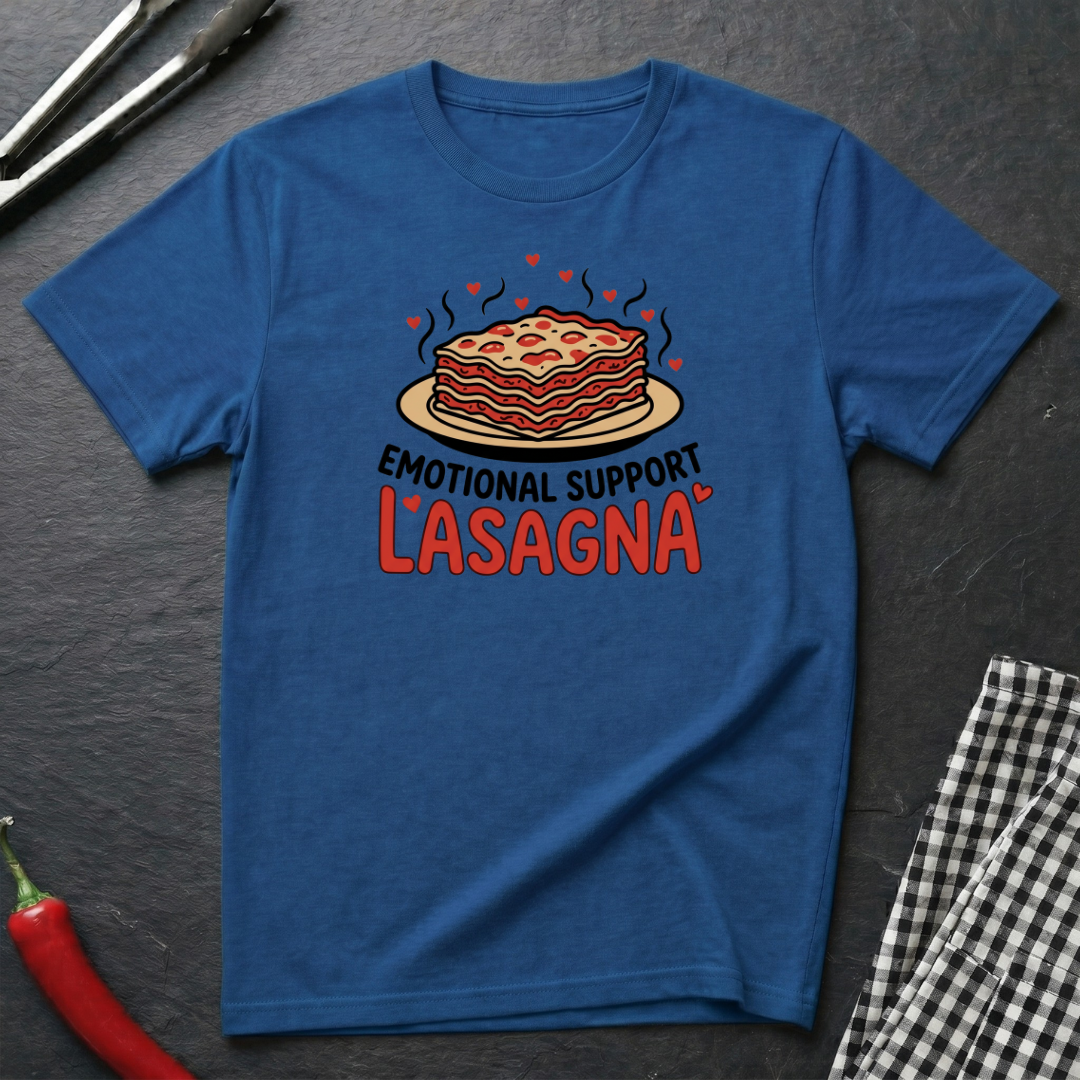 Emotional Support Lasagna T-Shirt
