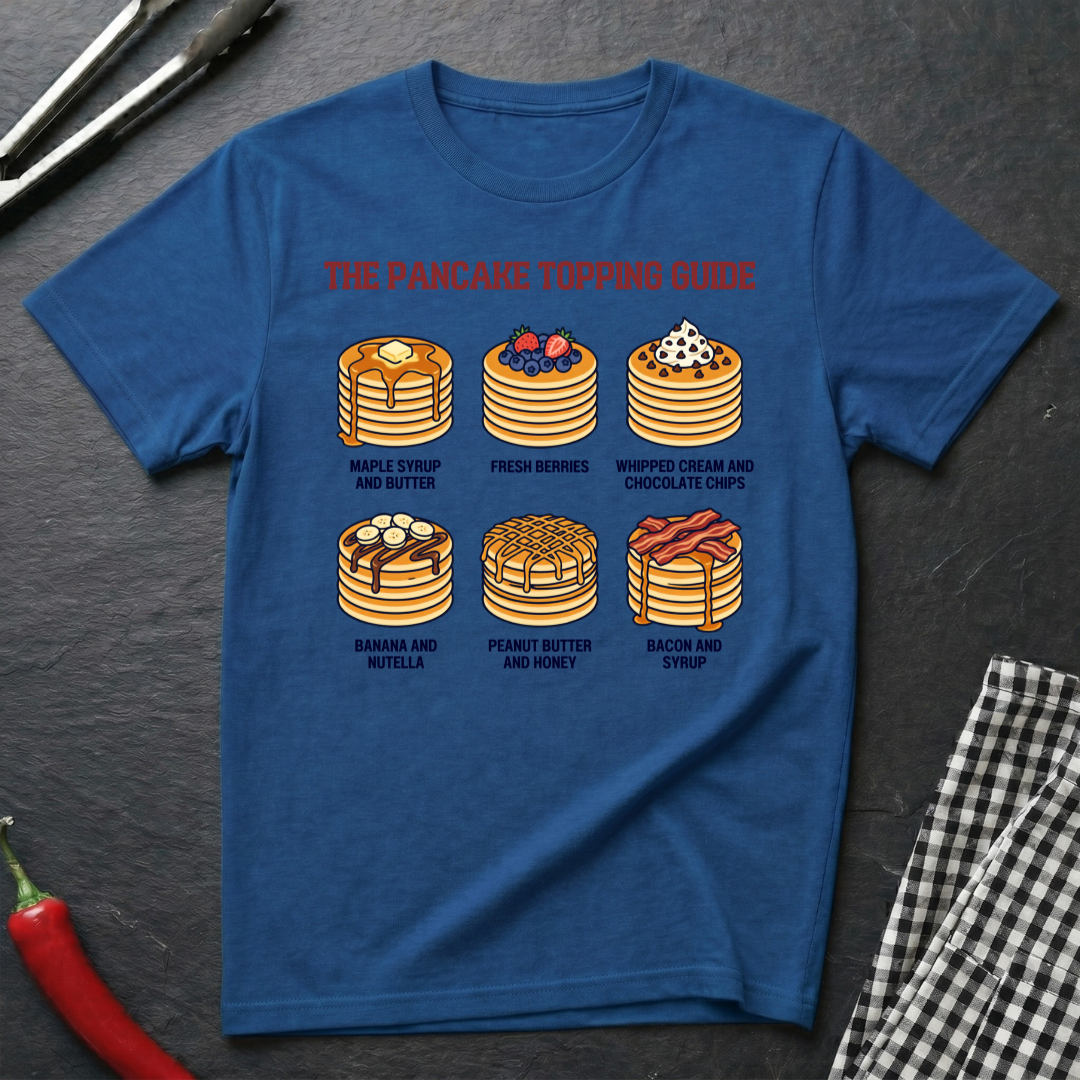 Pancake Topping Guide T-Shirt