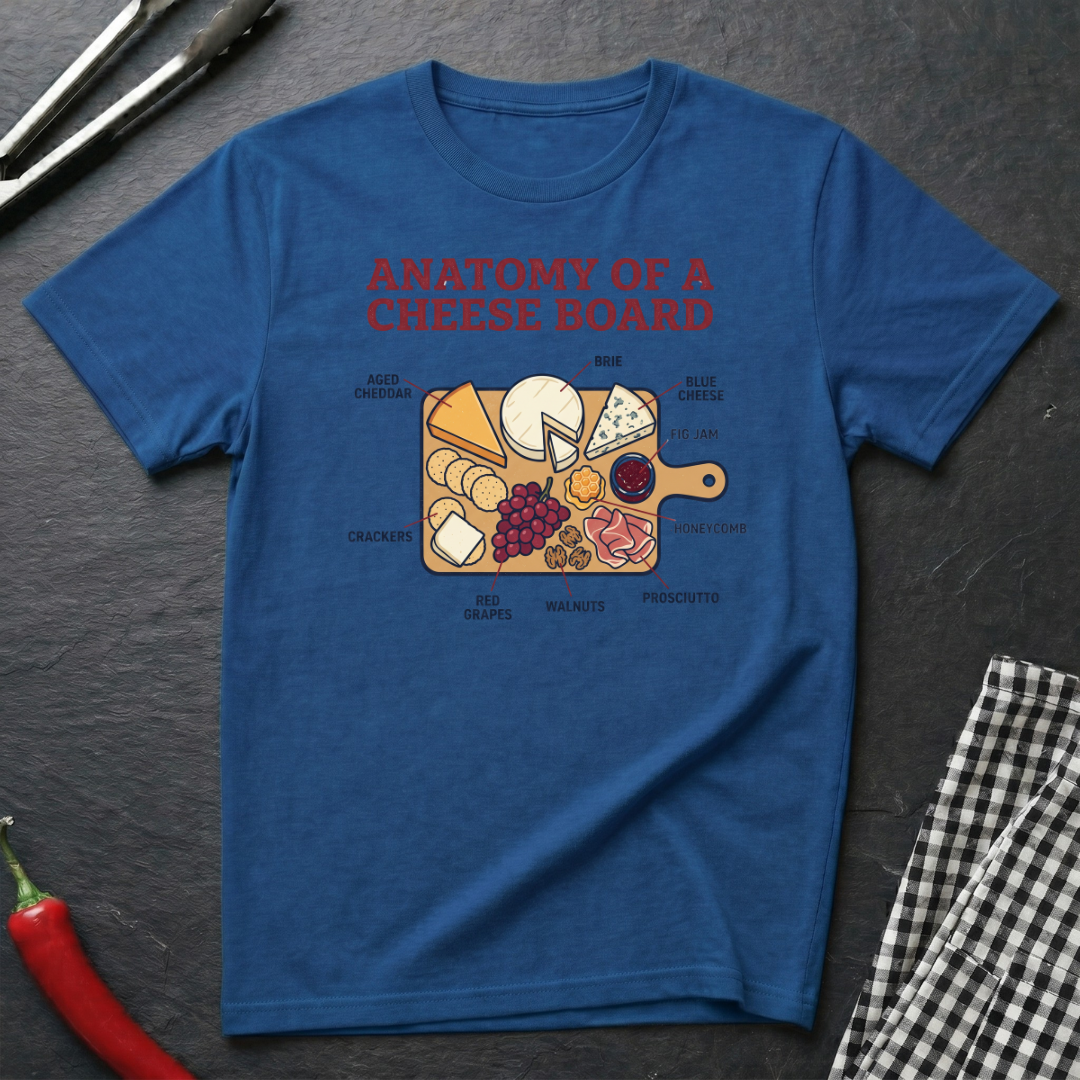 Cheese Board Anatomy T-Shirt