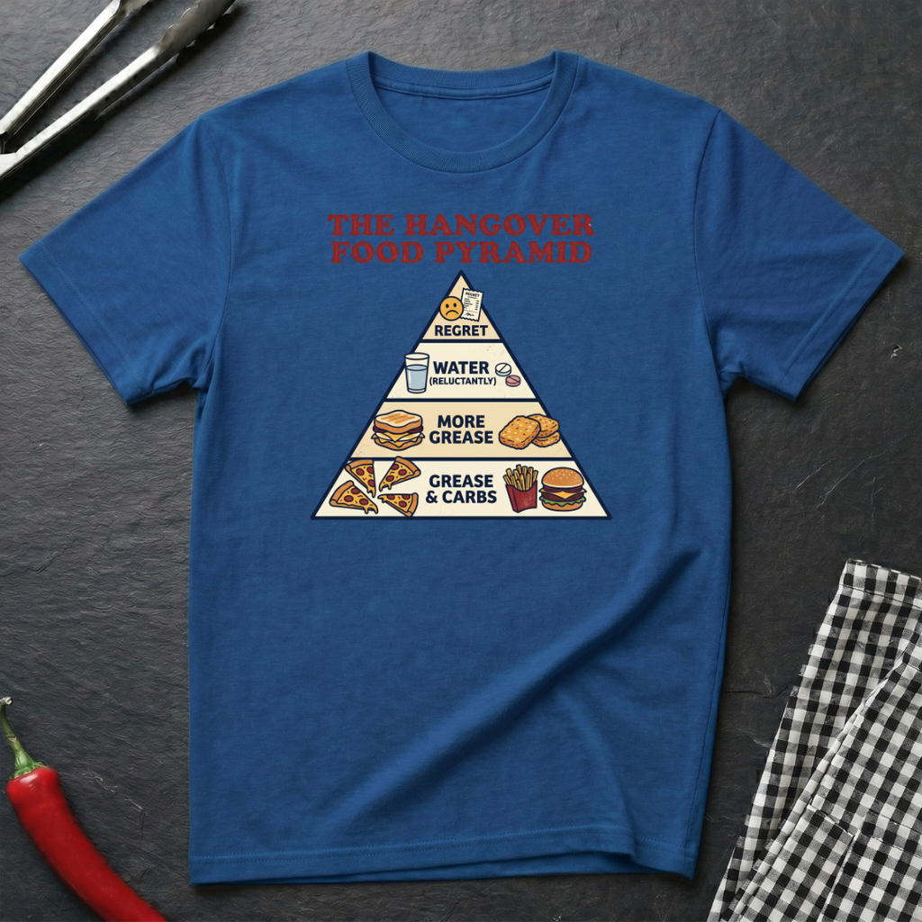 Hangover Food Pyramid T-Shirt