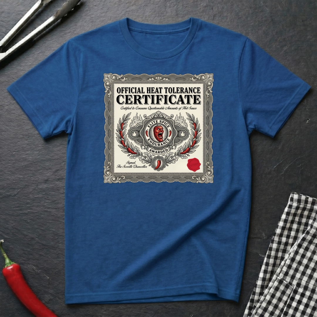 Heat Tolerance Certificate T-Shirt