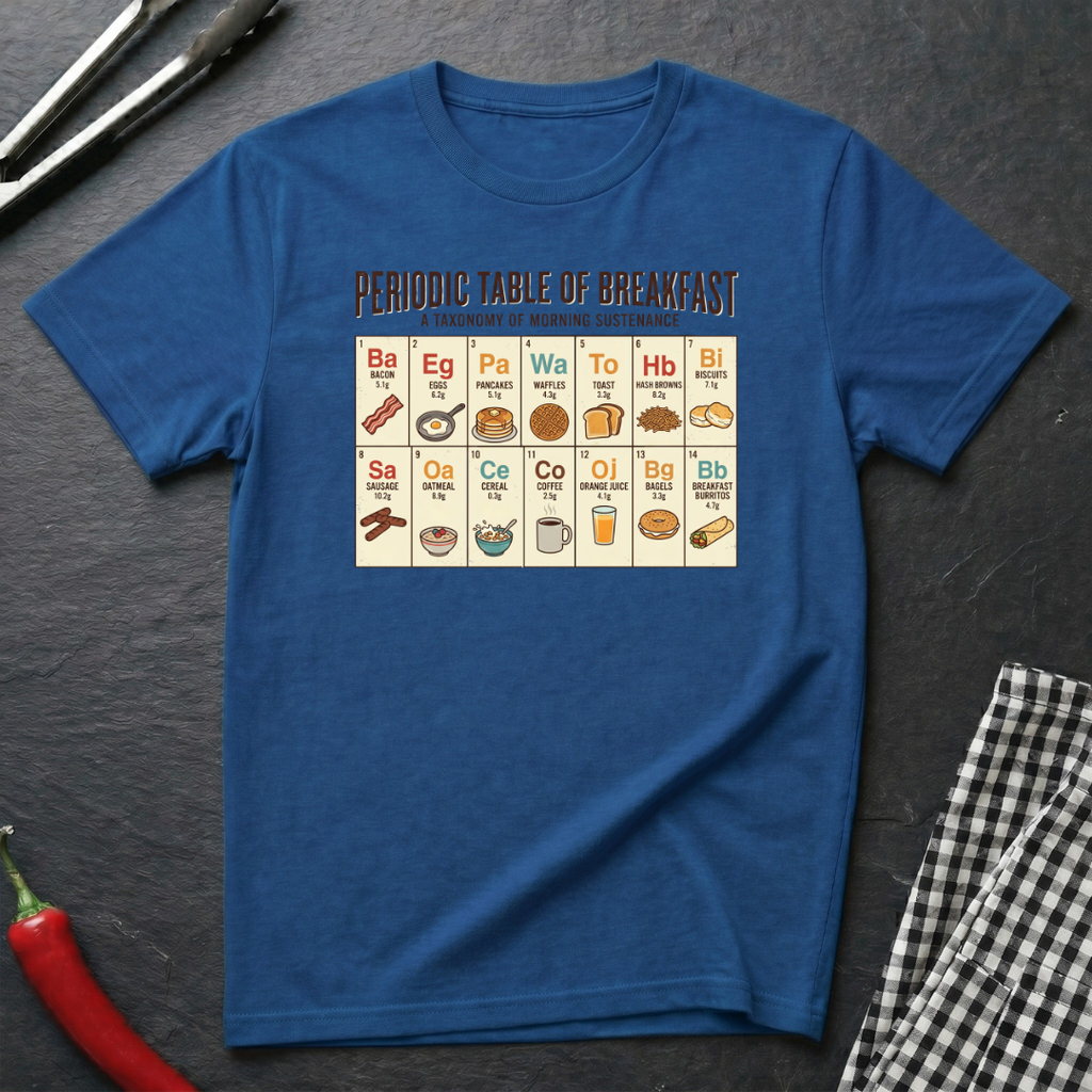 Periodic Table Of Breakfast T-Shirt