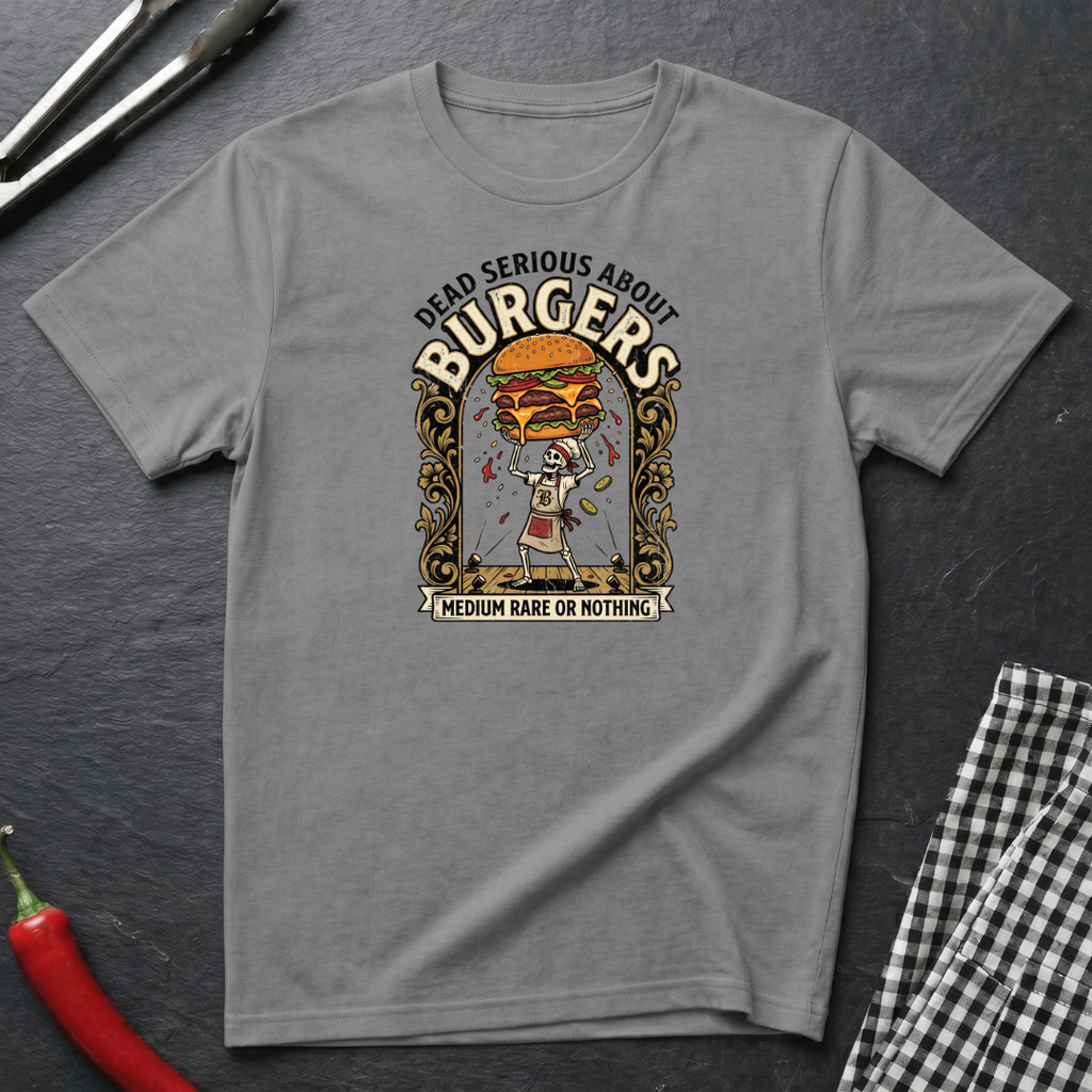 Dead Serious About Burgers T-Shirt