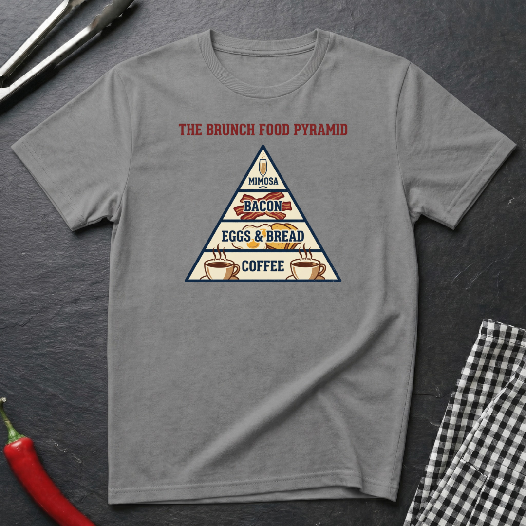 Brunch Food Pyramid T-Shirt