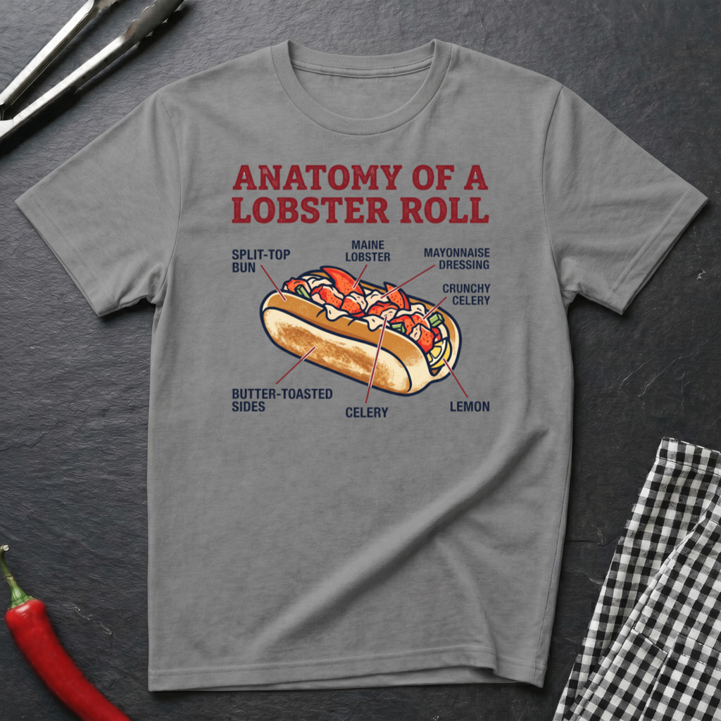 Lobster Roll Anatomy T-Shirt