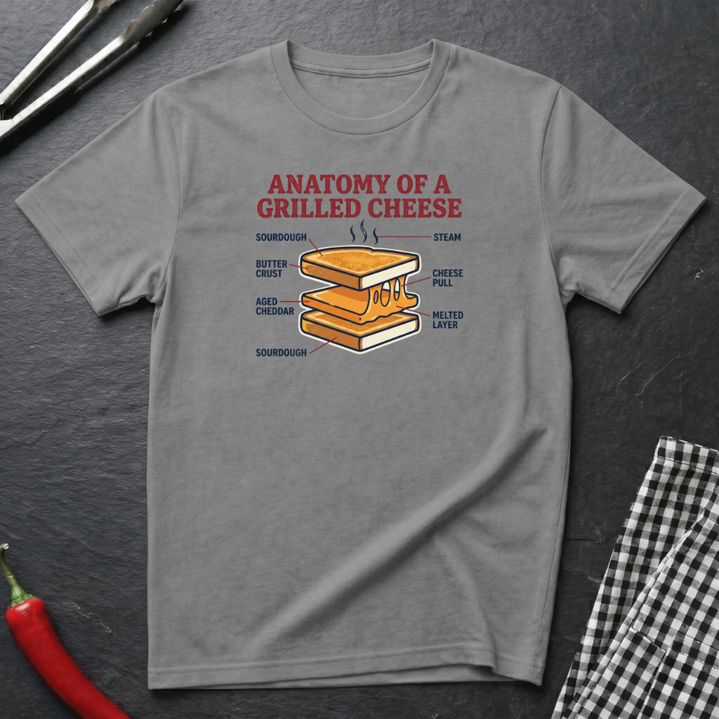 Grilled Cheese Anatomy T-Shirt