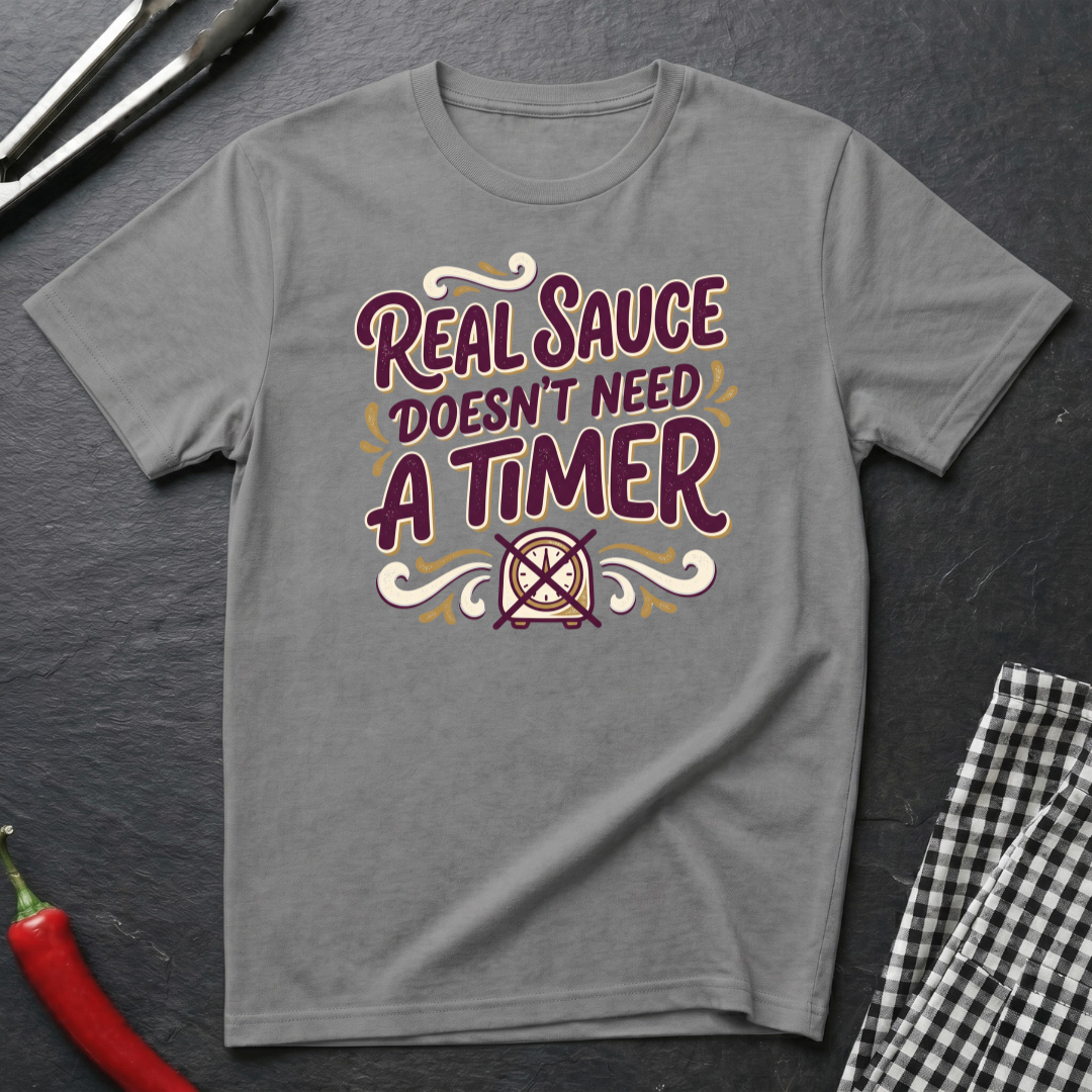 Sauce Doesn't Need A Timer T-Shirt