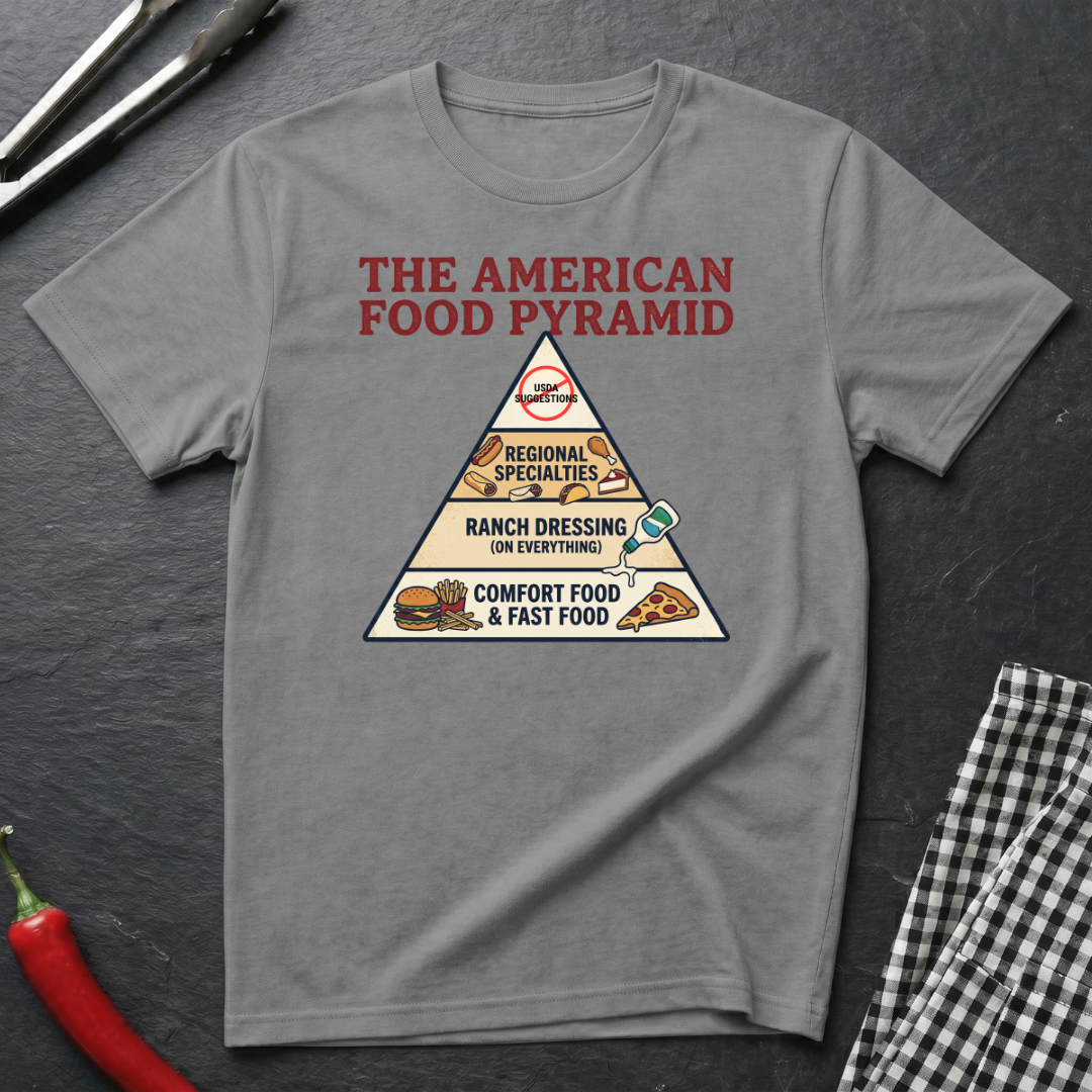 American Food Pyramid T-Shirt