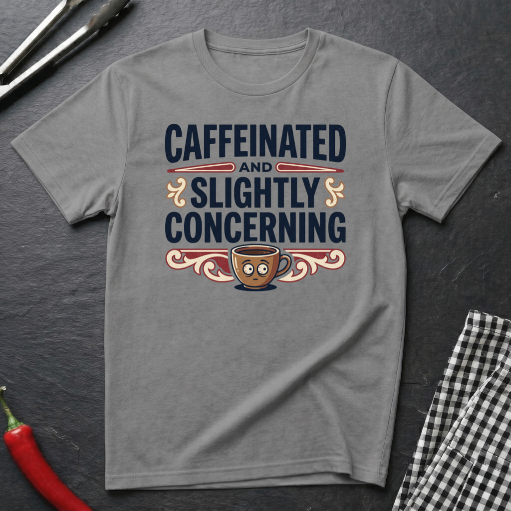 Caffeinated & Concerning T-Shirt