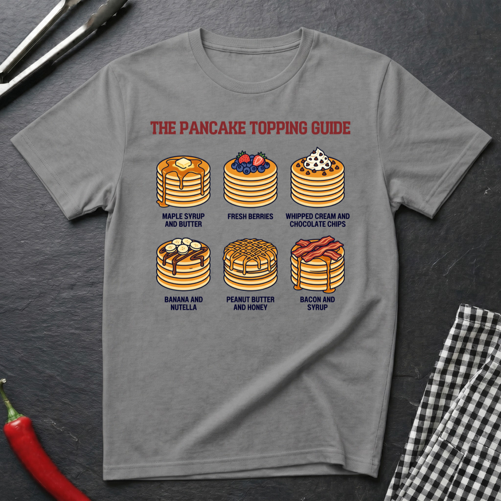 Pancake Topping Guide T-Shirt
