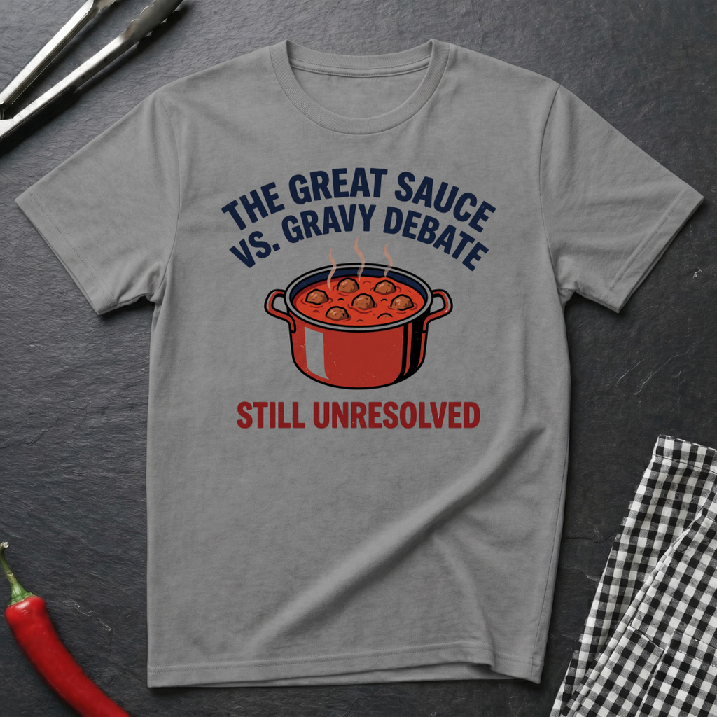 Sauce Vs. Gravy Debate T-Shirt