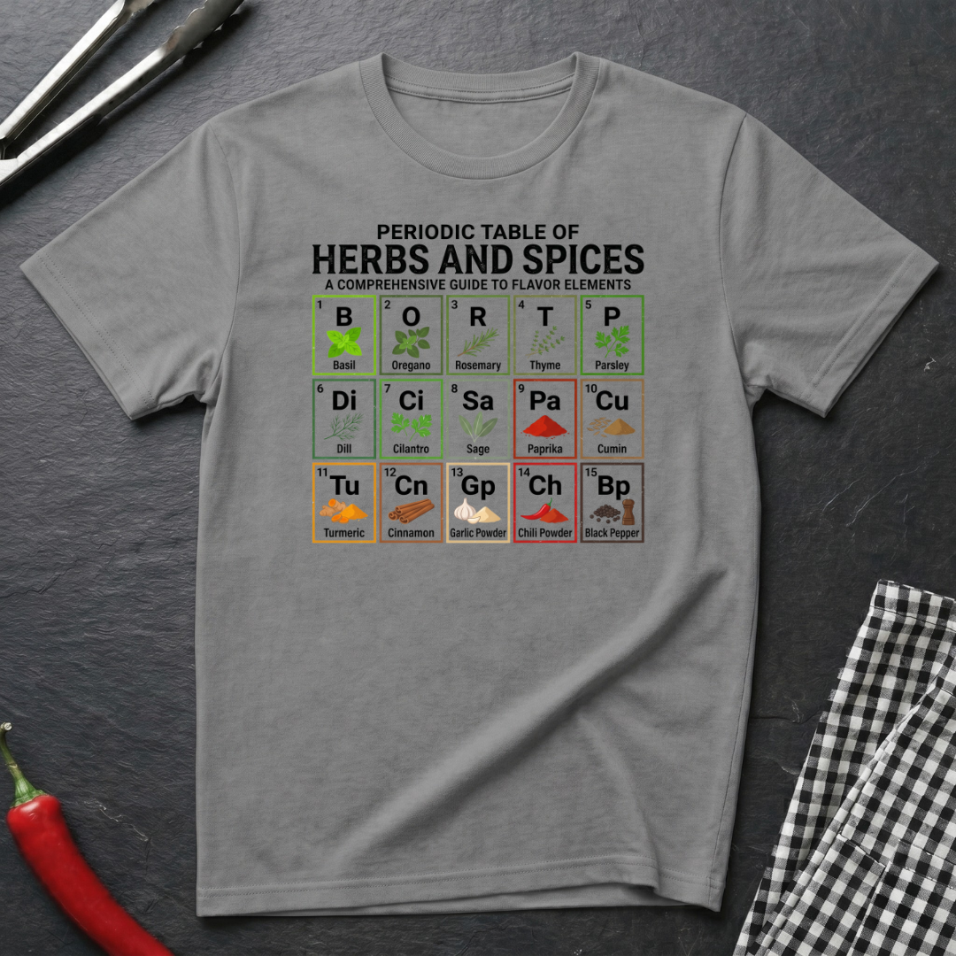 Table of Herbs & Spices T-Shirt