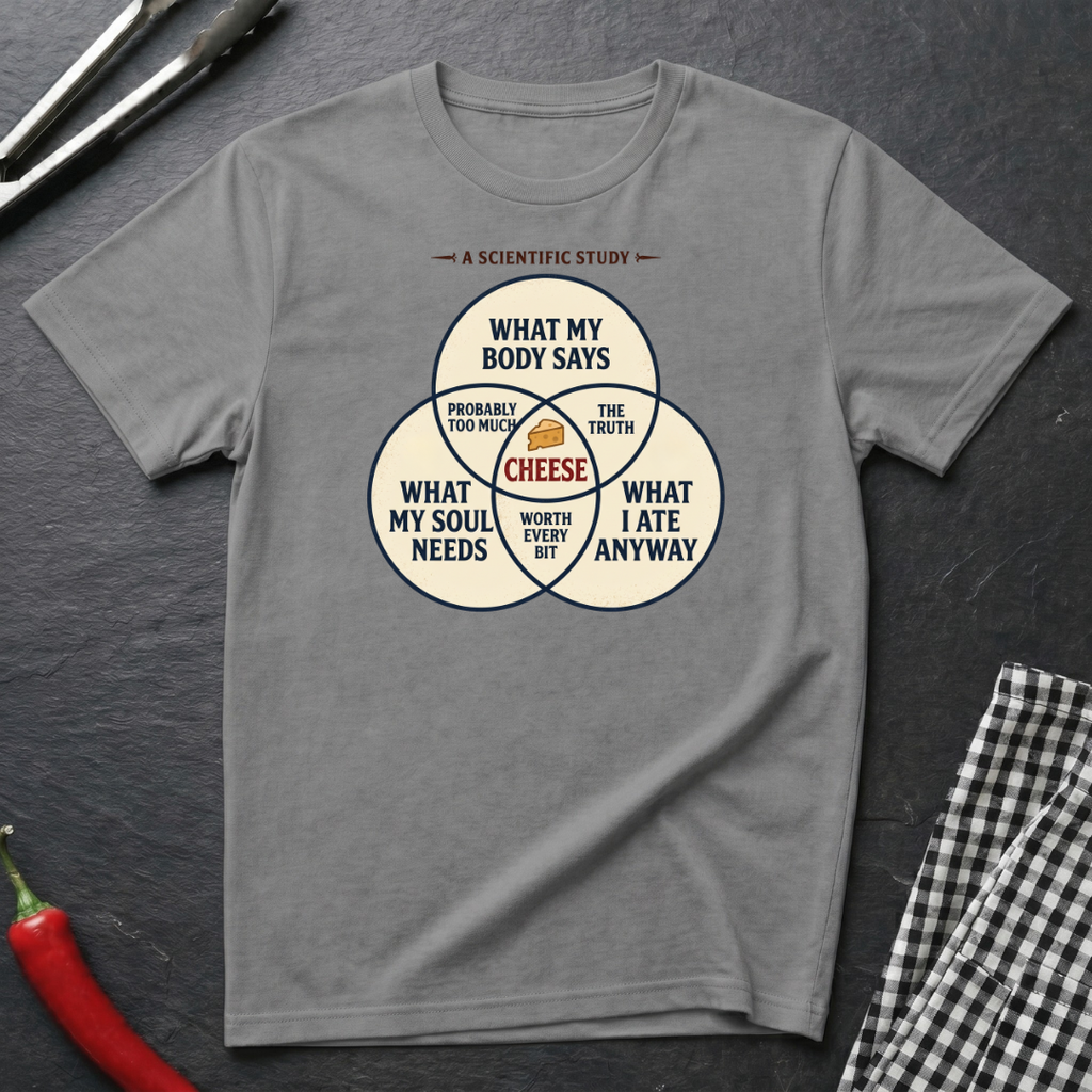 Cheese Need Diagram T-Shirt