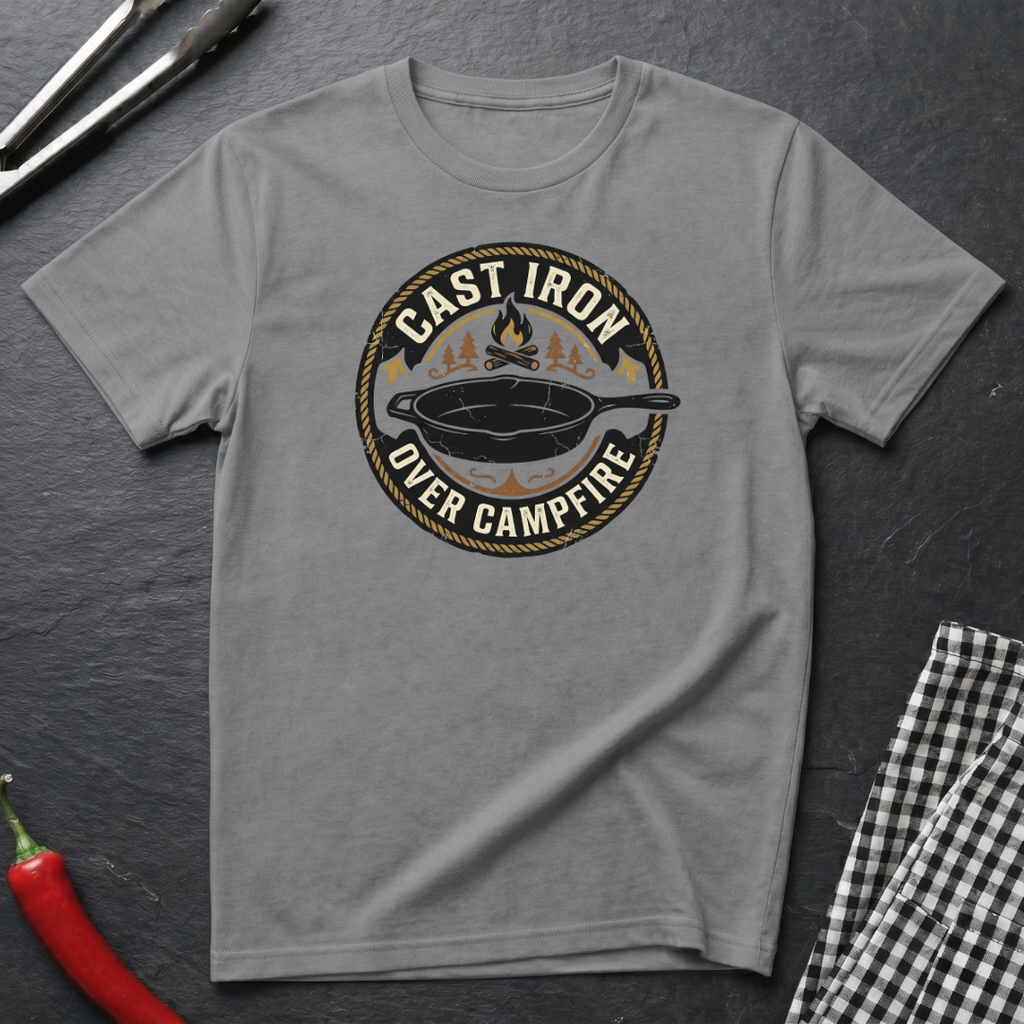 Cast Iron Over Campfire T-Shirt