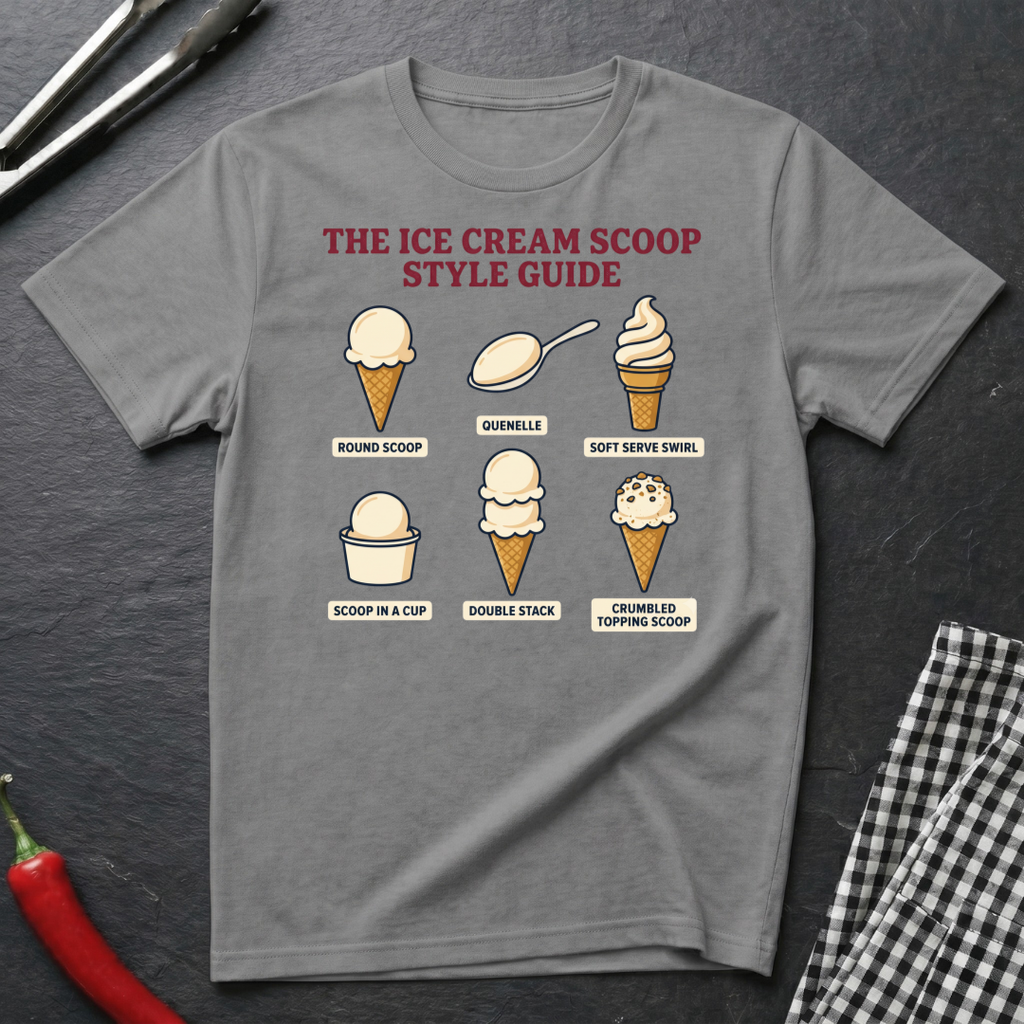 Ice Cream Scoop Guide T-Shirt
