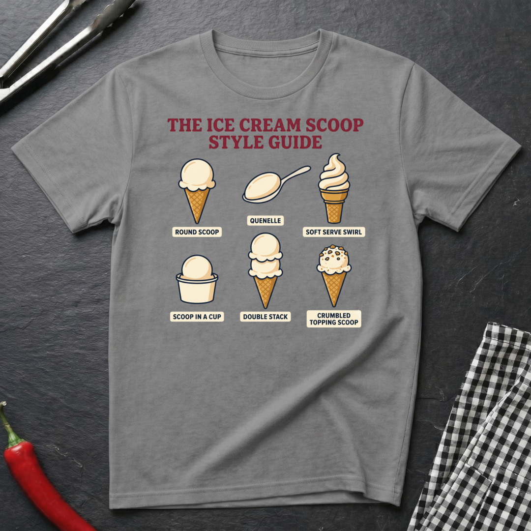 Ice Cream Scoop Guide T-Shirt