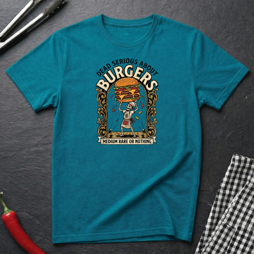 Dead Serious About Burgers T-Shirt