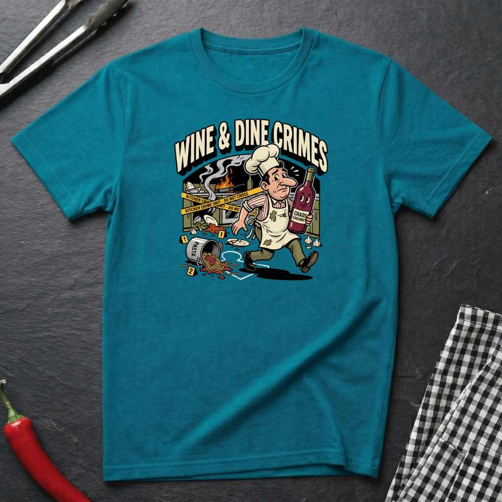 Wine & Dine Crimes T-Shirt