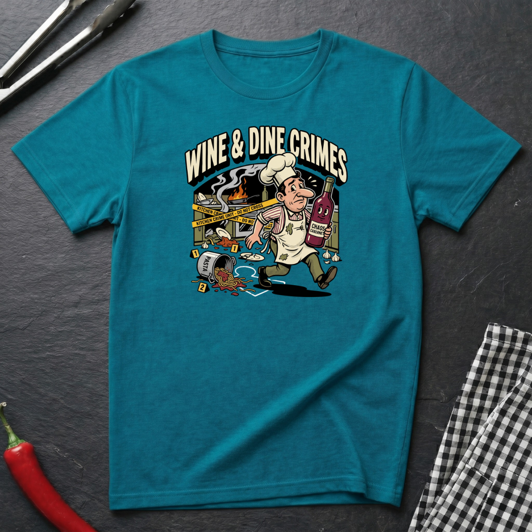 Wine & Dine Crimes T-Shirt
