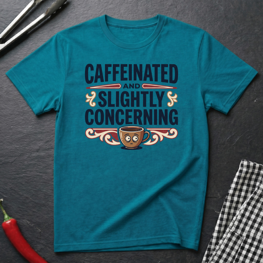 Caffeinated & Concerning T-Shirt