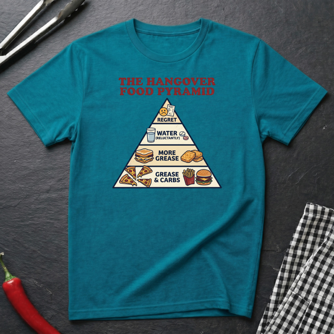 Hangover Food Pyramid T-Shirt