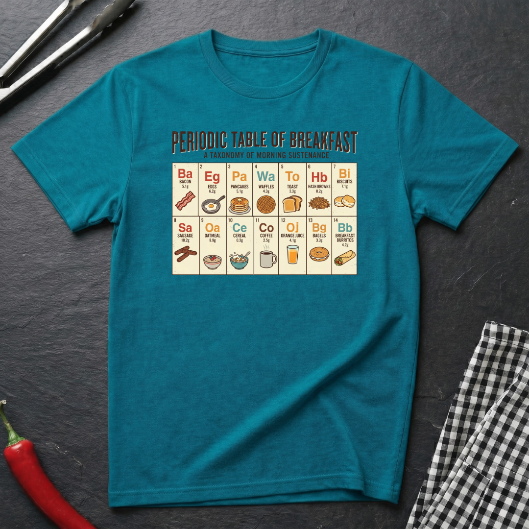 Periodic Table Of Breakfast T-Shirt