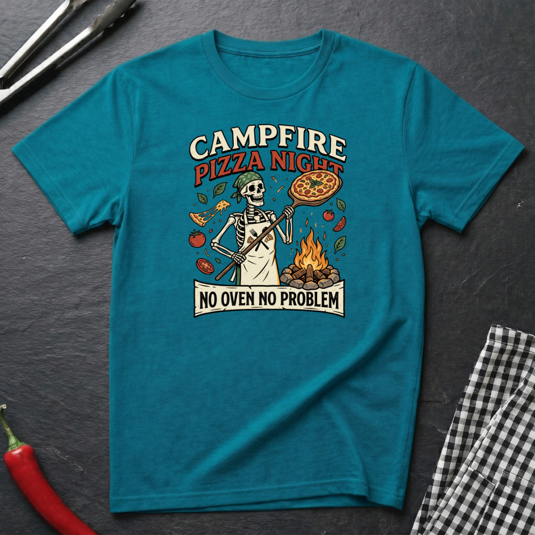 Campfire Pizza Night T-Shirt