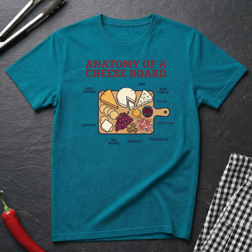 Cheese Board Anatomy T-Shirt