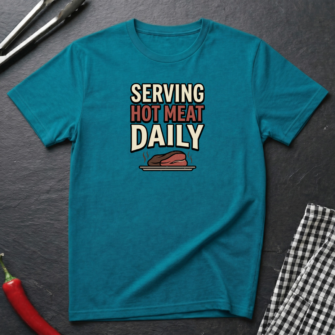 Serving Hot Meat Daily T-Shirt